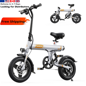 Vavrun 14 \ "mini gấp miễn phí vận chuyển e-xe đạp với 350W phía sau trung tâm động cơ 45km phạm vi cho công viên đô thị đi làm người lớn thanh thiếu niên sử dụng hàng ngày - Product Image 1