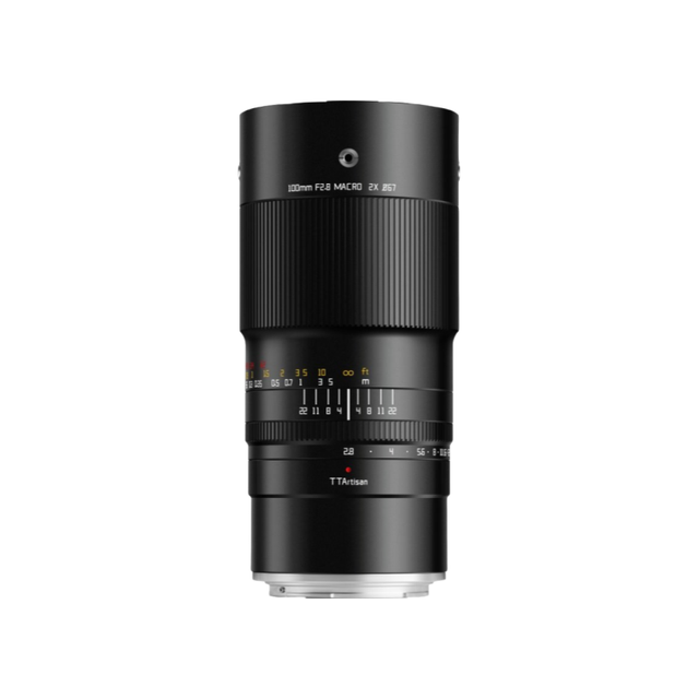 TTArtisan Camera Lens Macro 100mm F2.8 for EOS Full Frame 2x Magnification 14 Blades Metal