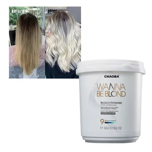 Private Label polvere ossigeno carbone candeggina schiarente capelli Blonder polvere Bluk candeggina capelli bianco polvere decolorante per capelli