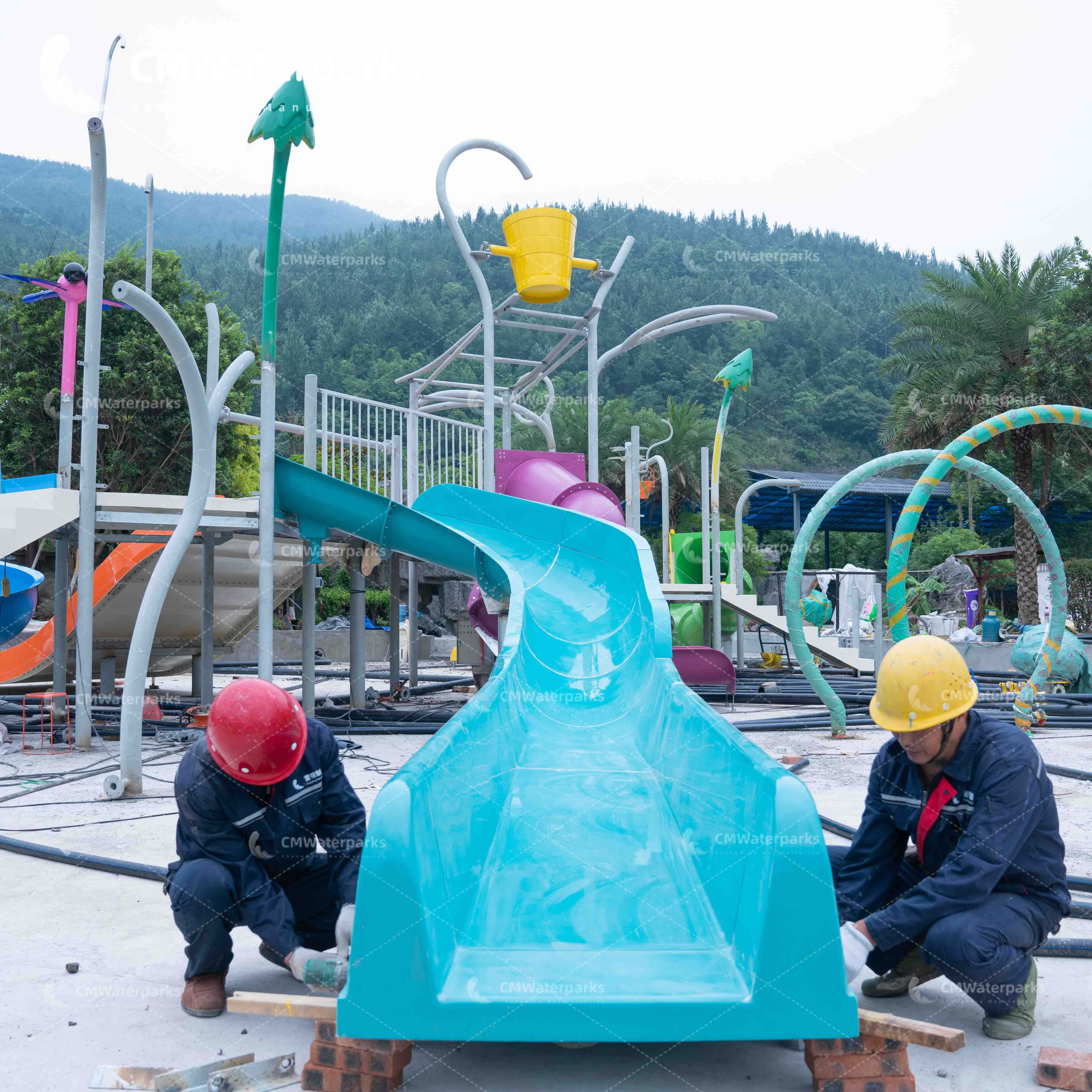 Amusement Park Used Commercial Fiberglass Water Slides For Sale