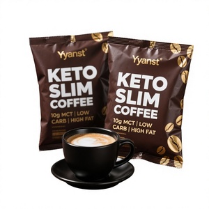 OEM/ODM Café en poudre Keto naturel et efficace pour la perte de poids, brûleur de graisse amincissant avec soutien énergétique, sans danger pour les femmes enceintes - Product Image 1
