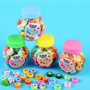 X1030-1 Lot de 50 gommes scolaires en caoutchouc mignonnes, gommes à crayon créatives en forme d'animaux, mini gommes Kawaii, fournitures de papeterie pour enfants, étudiants et bureau - Product Image 2