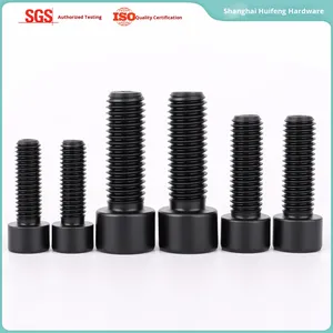 Tornillo de Cabeza Hexagonal Negra de Alta Resistencia Grado 8.8, Tornillo de Copa GB70, Métrico M2.5-M12 - Product Image 4