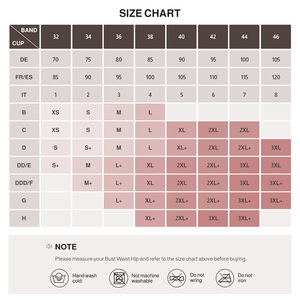 Reggiseno modellante senza fili e senza cuciture Hexin da donna, taglie forti, copertura completa, traspirante, <span class=keywords><strong>push</strong></span>-<span class=keywords><strong>up</strong></span>, all'ingrosso - Product Image 6