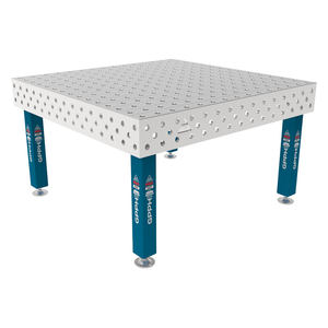 Banco de soldadura SteelMax INOX GPPH 1,5x1,48 m, espesor de 15mm, agujeros de 28mm - Product Image 1