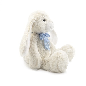 Peluche <span class=keywords><strong>MR</strong></span> ViviCare Coniglietto Bianco con Fiocco, Pupazzo Imbottito in Cotone PP, Morbido e Coccoloso per Bambini - Product Image 2
