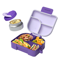 Hoge kwaliteit draagbare vierkante magnetronbestendige bento picknick voedsel fruit servies opbergdoos 1-3L capaciteit voor lunchbox