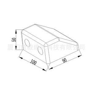 Soporte de montaje solar de plástico ABS de 180x120x60 mm para instalación en techo de caravana o barco - Product Image 2
