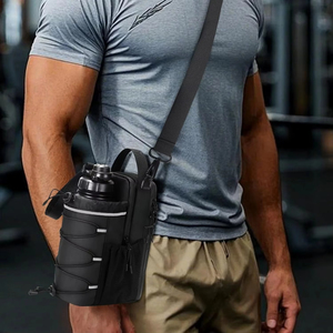 Hot Sale Magnetic Gym <strong>Bag</strong> for Men and Women Sports Magnetic <strong>Cooler</strong> Water <strong>Bottle</strong> Sling Holder Carrier <strong>Bag</strong> with Compartment - Product Image 3
