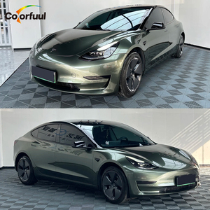 Film de protection TPU PPF de qualité supérieure aux États-Unis, couleur olive verte changeante, auto-réparant, anti-UV, anti-infrarouge, anti-rayures pour carrosserie - Product Image 2