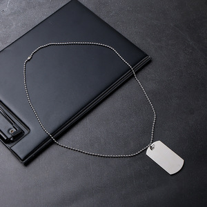 Moda titanio acero corazón collar joyería Hip Hop Circular colgante collar Acero inoxidable collar - Product Image 5