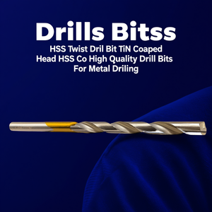 Hss Twist <b>Drill</b> <b>Bit</b> TiN Coated Head Hss Co High Quality <b>Drill</b> <b>Bits</b> For Metal Drilling - Product Image 3