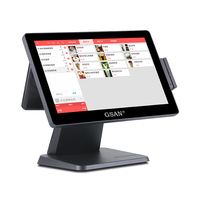 Sistema de Punto de Venta con Pantalla Táctil de 15.6 Pulgadas, Computadora con Windows, Caja Registradora Táctil, Sistema POS con Lector de Tarjetas, Venta al por Mayor