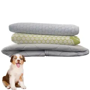Quick Dry Quilted Reusable Pet Urine Pee Mat Washable Dog Mat Pee Pad Washable Puppy Pee Pads