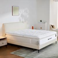 Matelas en mousse compressée à prix de gros d'usine, taille Queen, matelas à ressorts ensachés roulé, emballé dans une boîte en carton