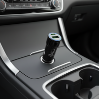 Adaptador de cargador de coche Carga rápida Calidad CE real Usb y Usb C Multi Puerto Luz LED Cargadores de coche para teléfono Cargador de coche