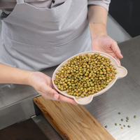 Snacks de pois verts cuits au sel, saveurs épicées, croustillants et frits, saveurs uniques de wasabi et d'ail, BBQ, emballés en vrac, soja