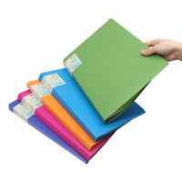 Carpeta de Archivos Transparente Impermeable con Logotipo Personalizado, Tamaño A4 FC, Cubierta de PP, 30 Bolsillos, para Documentos de Oficina