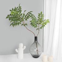 Mariage Thanksgiving Pâques Plafond Suspendu Artificiel Petit Hoggum Arbre Haute Simulation Glycine Feuilles Plante Verte Décoration