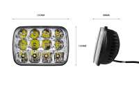 Luz Delantera LED de Alta Potencia de 7.8 Pulgadas y 60W, 6000K, para UTV, ATV, SUV, Modificación/Actualización