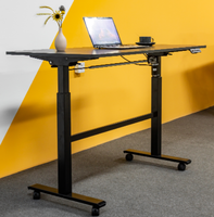 Table d'entraînement pliante réglable en hauteur bureau debout Flexible à moteur unique bureau de réunion debout