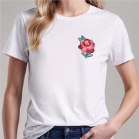 Élégant Patch Brodé Floral Rose et Lys, Applique Thermocollante pour Robe de Mariée, Veste, Décoration DIY