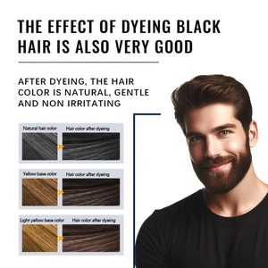 Tinta Naturale per <span class=keywords><strong>Capelli</strong></span> e Barba da <span class=keywords><strong>Uomo</strong></span> 200ml, Facile da Applicare, Colorazione Elegante per Baffi e Barba, Tinta Semi-permanente - Product Image 4