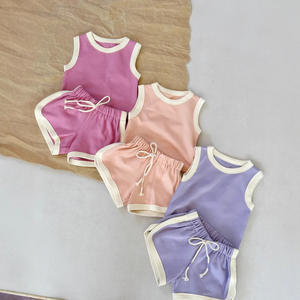 Completi Estivi per Bambini all'Ingrosso, Top e Pantaloncini per Ragazzi e Ragazze, Set 2 Pezzi - Product Image 1