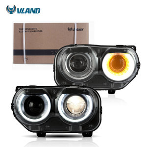 ไฟหน้า VLAND แบบ LED สำหรับ Dodge Challenger SXT ปี 2015 2016 2017 2018 <span class=keywords><strong>2019</strong></span> 2020 2021 2022 2023 2024 - Product Image 6