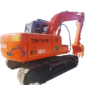 Iyi durumda japonya kullanılan Hitachi EX120 Mini paletli kullanılmış ekskavatör