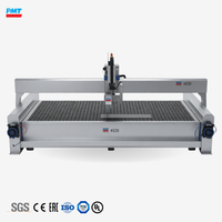 Máquina de Corte por Chorro de Agua CNC PMT de 5000 bar y 5 Ejes para Vidrio, Metal, Piedra y Azulejos