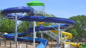 Outdoor Water Park Entertainment Equipment Fiberglass Slides <strong>Tube</strong> for Swimming Pool - Product Image 2