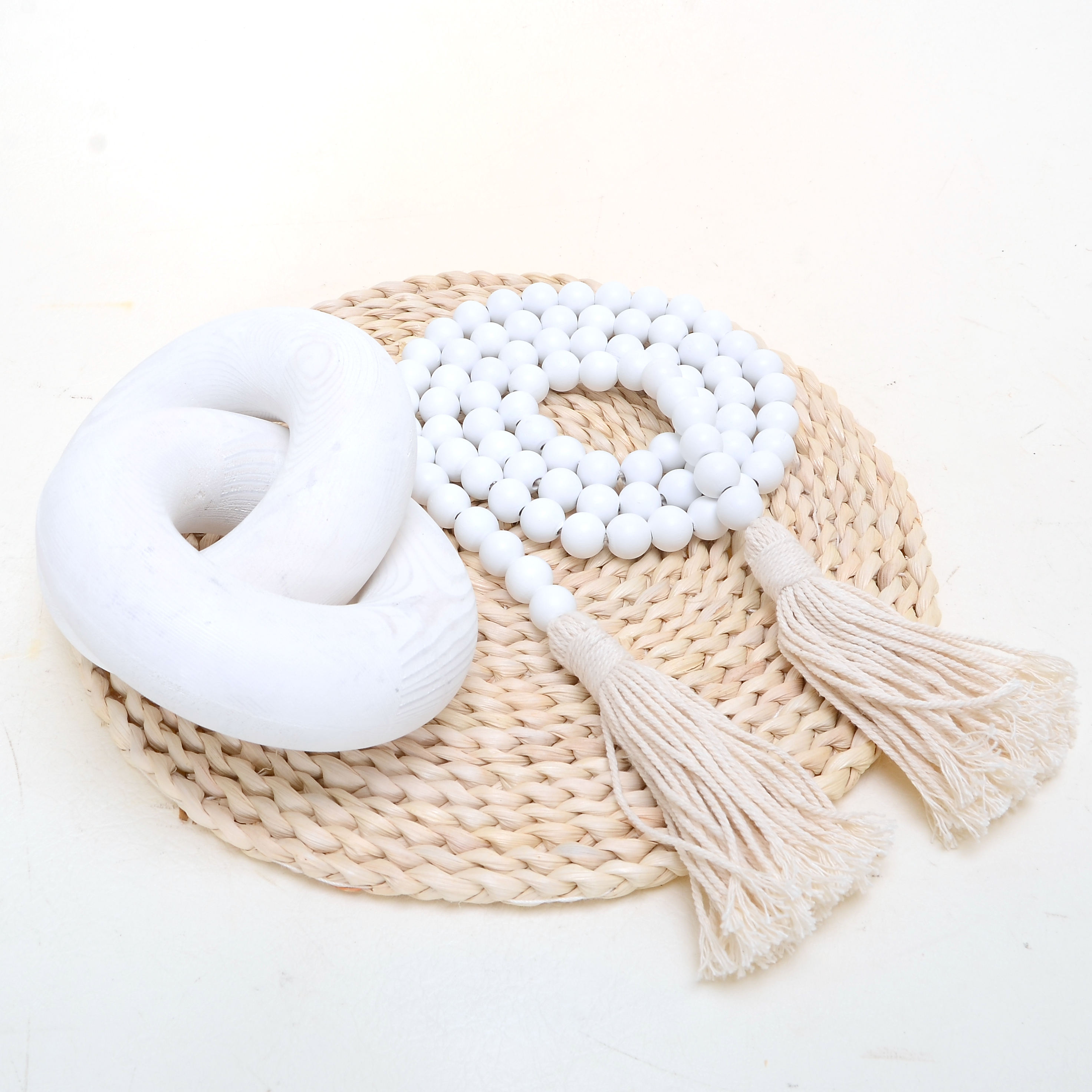 2 Pcs/set Decorative Wood Chain Link