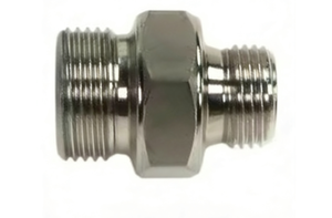 Konektor Terminal Lurus Halus Pengelasan Tekan Tinggi Baja Tahan Karat, Sambungan Pipa <span class=keywords><strong>Nipple</strong></span> Heksagonal Eksternal - Product Image 4