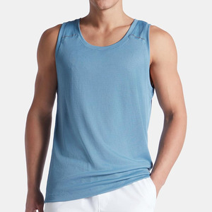 เสื้อกล้ามออกกำลังกายผู้ชาย คอโอ ทรงสปอร์ต แห้งเร็ว ระบายอากาศดี เป็นมิตรกับสิ่งแวดล้อม ผ้าฝ้าย 100% ราคาสุดคุ้ม ประจำฤดูร้อนปี 2026 - Product Image 4