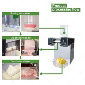 Tủ đông thương mại Cạo cạo tuyết nón Ice truy cập mesin Bingsu máy để bán và sử dụng Hawaiian - Product Image 4