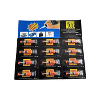 Tube en aluminium 3G adhésif cyanoacrylate transparent Super Glue universel pour le travail du bois en cuir et autres applications