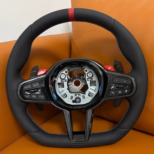 Volante Sportivo Personalizzato Stile CS per BMW Serie <span class=keywords><strong>F</strong></span> G G01 G05 G11 G20 G22 G30 G38 G42 G60 G80 G82 F20 F30 F32 - Product Image 2