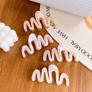 Женские большие заколки для волос, 10,5 см, из ацетатного целлюлозного сплава - Product Image 3