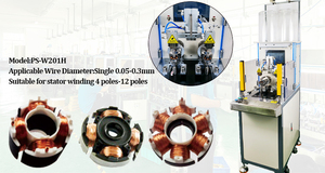 PS-W201 tự động động cơ cáp cuộn lõi quanh co và cơ khí mùa xuân thiết bị Stator quanh co máy - Product Image 3