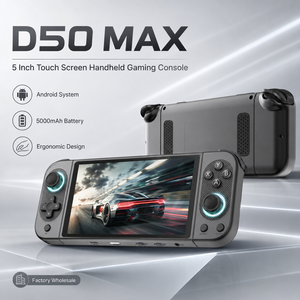 เครื่องเล่นเกมพกพา D50 MAX หน้าจอสัมผัส IPS ขนาด 5 นิ้ว ความละเอียด 1280x720 ระบบปฏิบัติการ Android รองรับ Wi-Fi ชิปประมวลผล Allwinner A527 8-core Arm Cortex-A55 สำหรับร้านค้าปลีก - Product Image 1