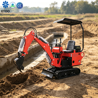 Mini-excavatrice sur chenilles de bonne qualité, à bas prix, polyvalente, avec design personnalisé pour les terres agricoles