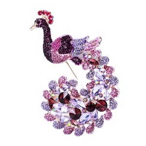 Eacock-rooch intage hinestone, nimals, ifts - Product Image 1