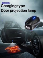 Universelles USB-aufladbares kabelloses Laser-Auto-Warnlicht, Schatten-Geister-LED-Licht, Auto-Tür-Logo-Schild-Licht, benutzerdefinierter Auto-Tür-Projektor