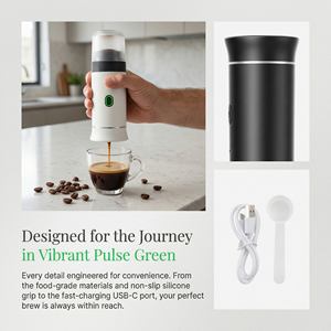 Automated <b>Coffee</b> <b>Machine</b> Battery-Powered Travel <b>Coffee</b> <b>Machine</b> with Stainless Steel Capsule System 0.5L Water Tank - Product Image 2