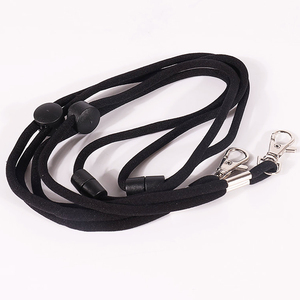 Lanière de corde en nylon lanière en vrac bon marché personnalisé corde épaisse sangle de cou en nylon lanière ronde sécurité réglable avec carte de PVC - Product Image 6