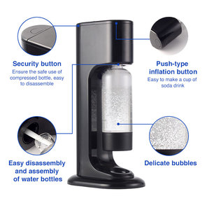 Machine à eau étincelante, boîtier en acier inoxydable, bouteille en verre, Soda, Machine de bureau, jet sodarzer sodamaker <span class=keywords><strong>aarke</strong></span> - Product Image 6