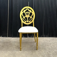Chaise de banquet empilable en résine PP pour événements et hôtels, modèle O rond, vente en gros, haute qualité