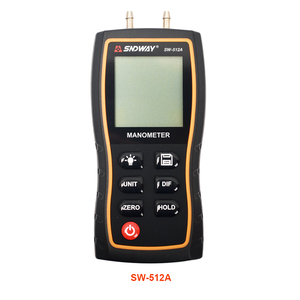 SNDWAY manomètre différentiel d'air <span class=keywords><strong>Portable</strong></span> 2 ports 3 gamme SW-512A B C manomètre pour mesurer la pression - Product Image 1