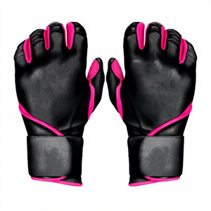 Gants de frappe de baseball en cuir résistant aux chocs MUDASSAR SPORTS, pour droitier, respirants, en bambou, vente en gros, sur mesure - Product Image 3